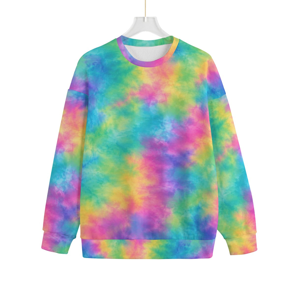 Unisex Drop-shoulder Knitted Fleece Sweater - view 1