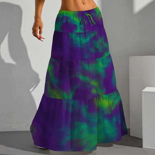 Women's Pleated Long Skirt