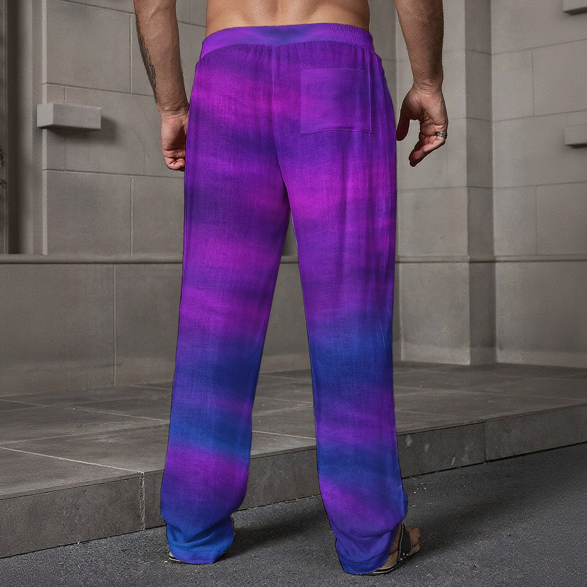 Men's Loose Casual Pants With Pocket