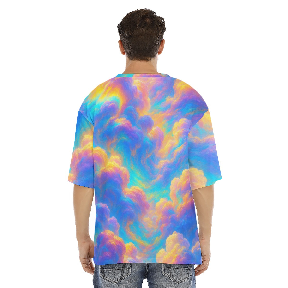 Men's Drop Shoulder T-shirt With Short Sleeve