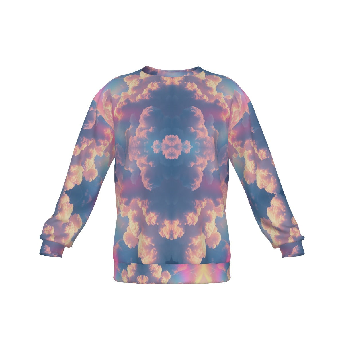Men's Drop Shoulder Round Neck Long-Sleeved Sweatshirt