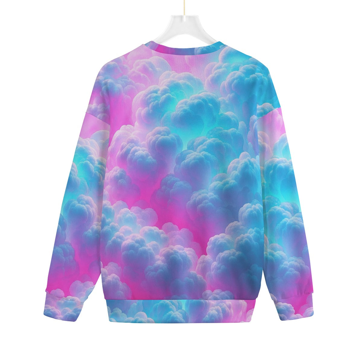 Unisex Drop-shoulder Knitted Fleece Sweater - view 2