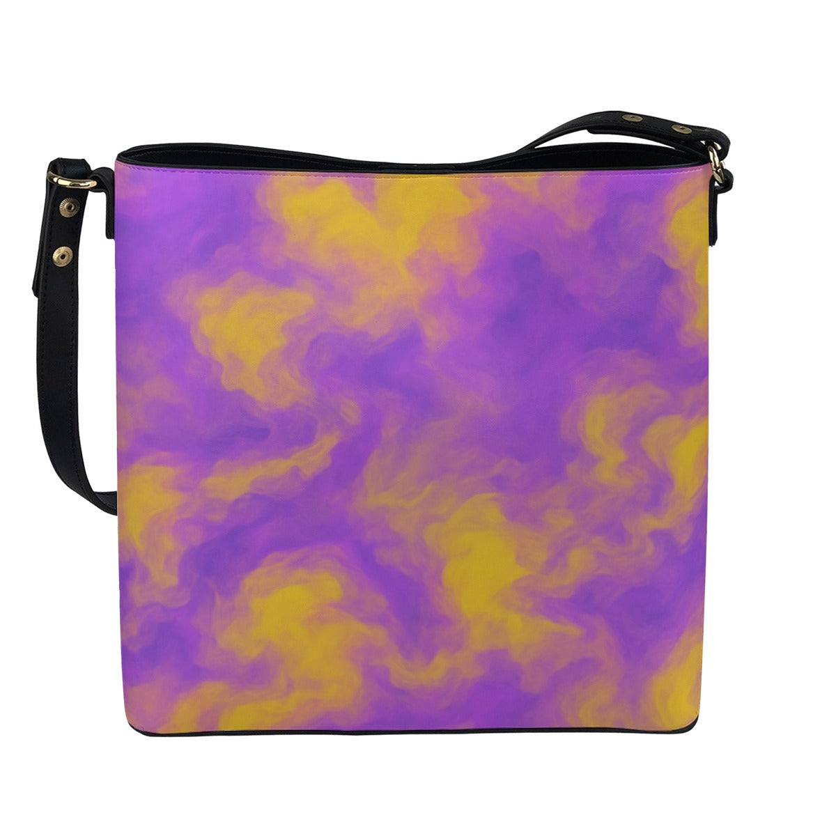 Unisex Minimalist Square Crossbody Bucket Bag