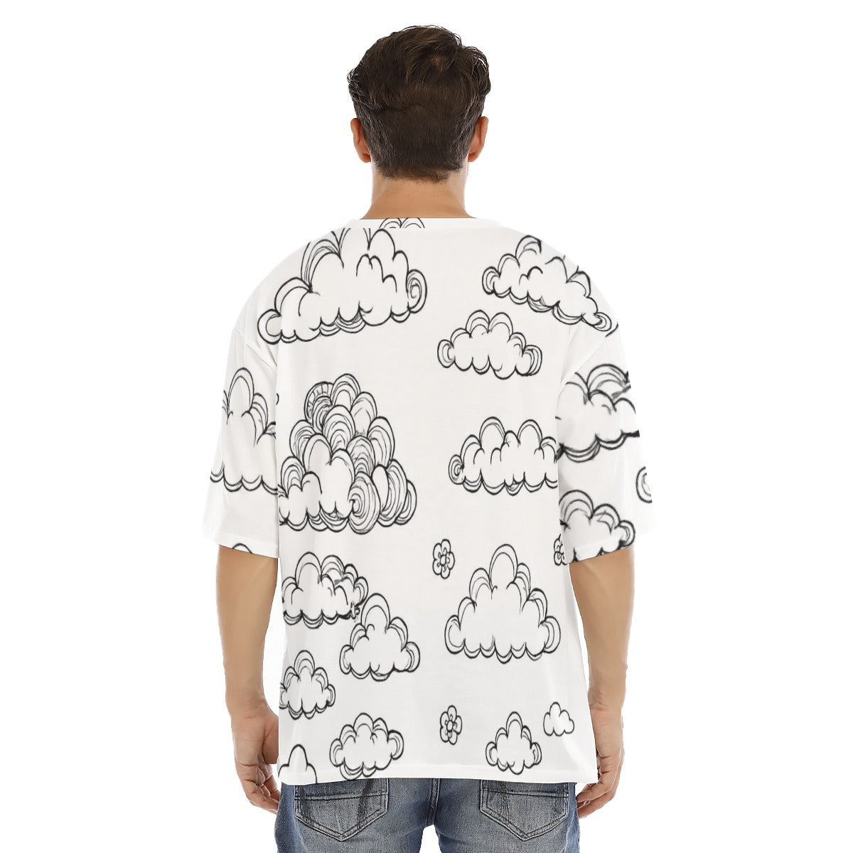 Men's Drop Shoulder T-shirt With Short Sleeve