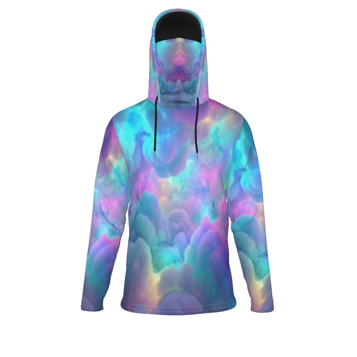 Men's Pullover Hoodie With Mask - view 1