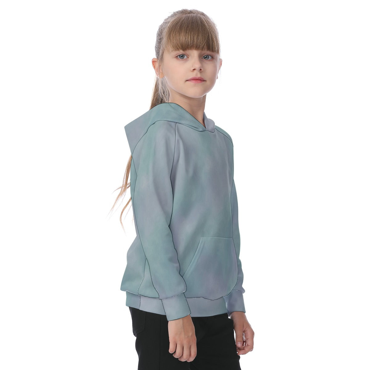 Unisex Kid's Raglan Pullover Hoodie