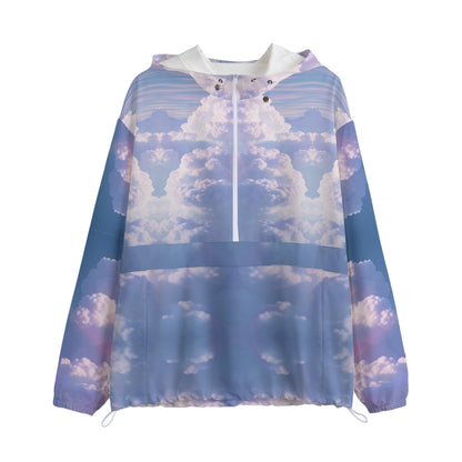 Unisex Pullover Jacket With Zipper Closure