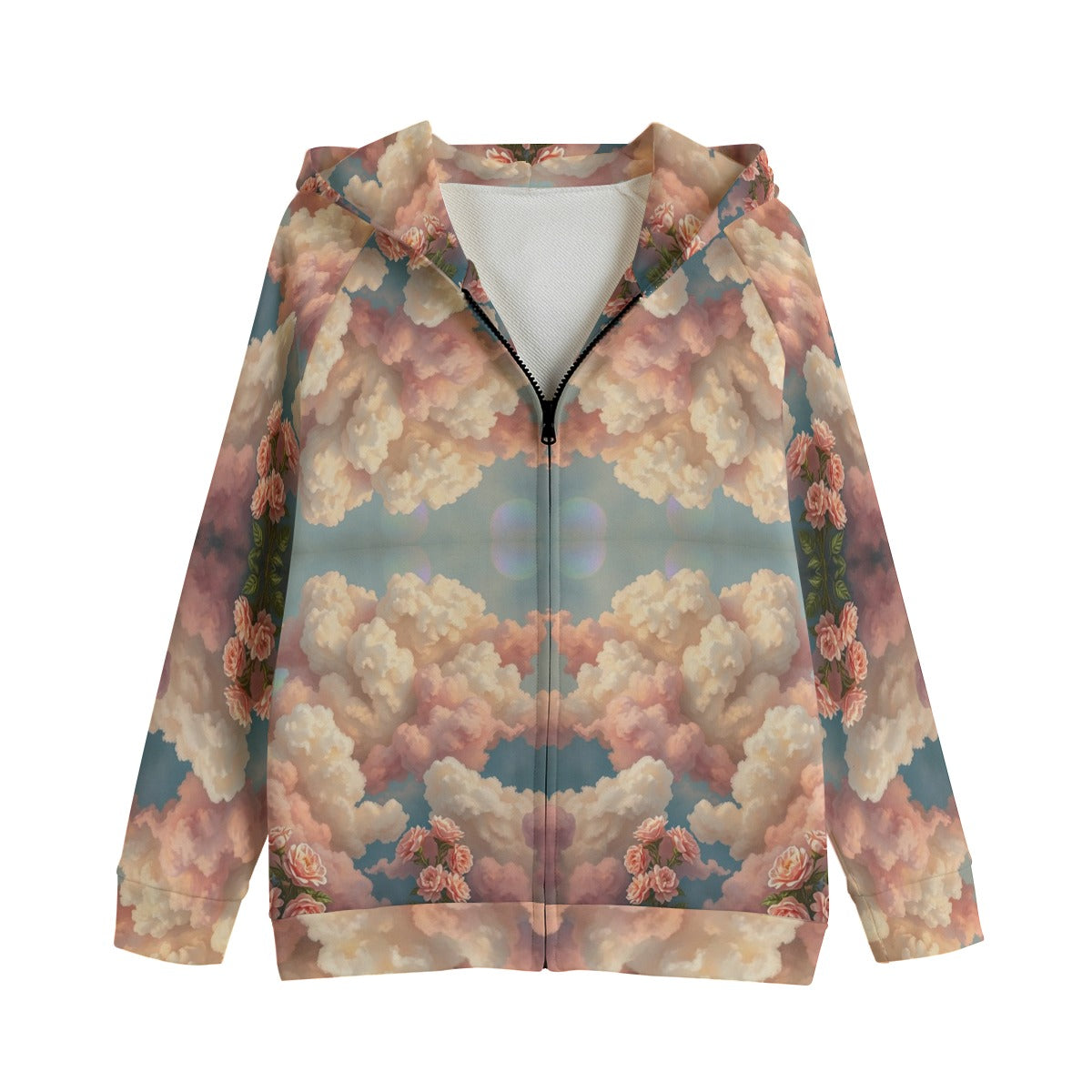 Unisex Kid's Zip Up Raglan Sleeve Hoodie | 310GSM Cotton