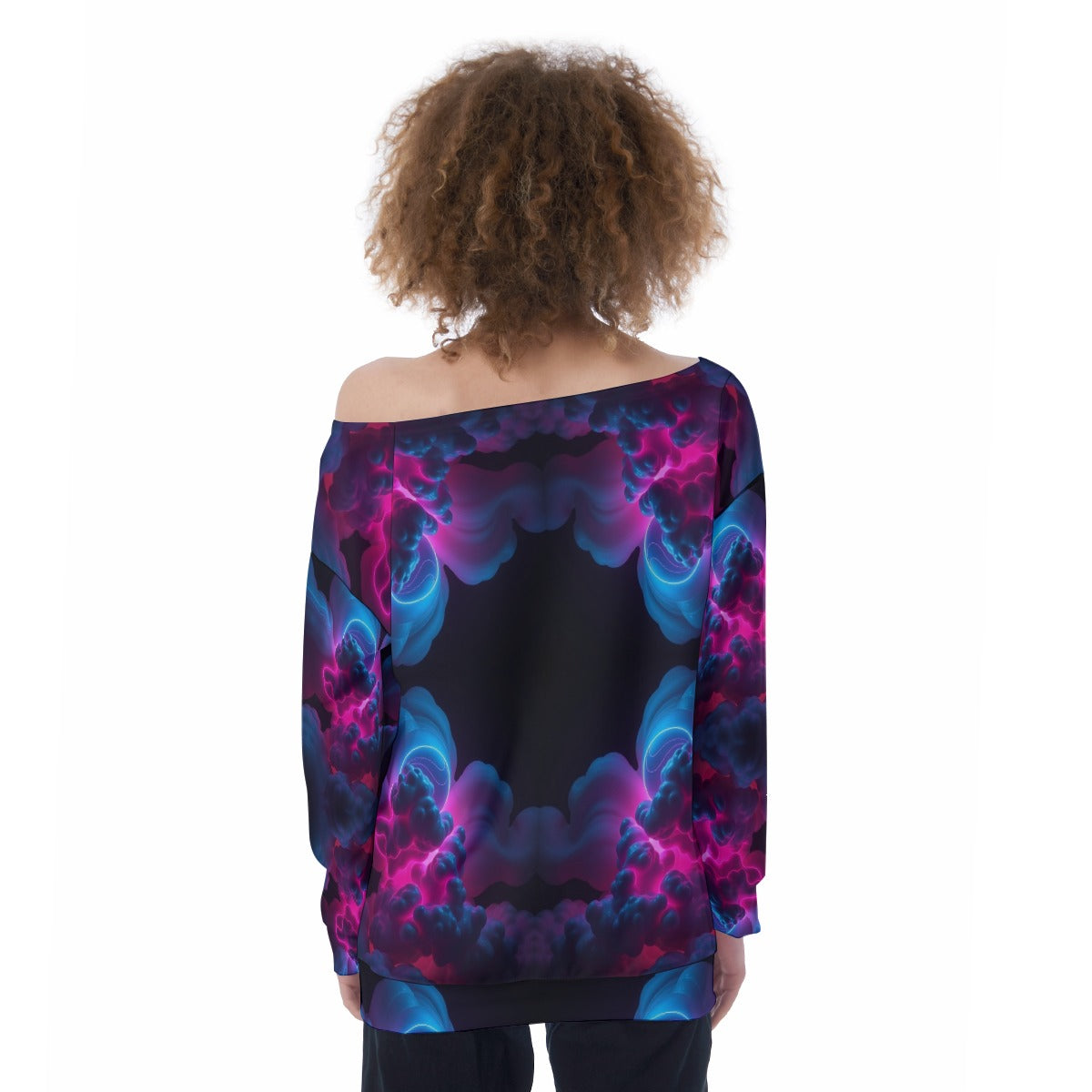 Women's Off-Shoulder Sweatshirt