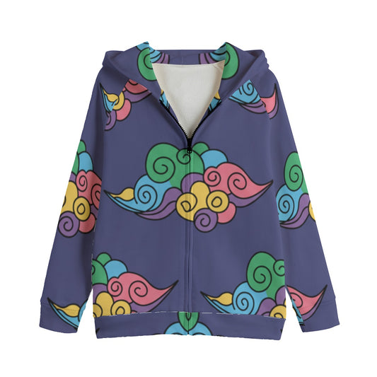 Kid's Zip Up Raglan Sleeve Hoodie | 310GSM Cotton