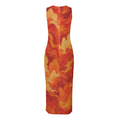 Women's Beach Perspective Chiffon Sleeveless Dress by O’Nimbus – view 2