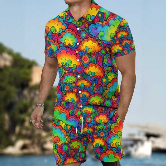 Men's Summer Shirt Set