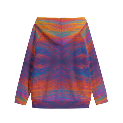 Unisex Kid's Zip Up Raglan Sleeve Hoodie | 310GSM Cotton