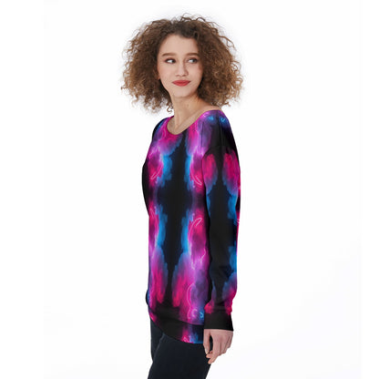Women's Off-Shoulder Sweatshirt