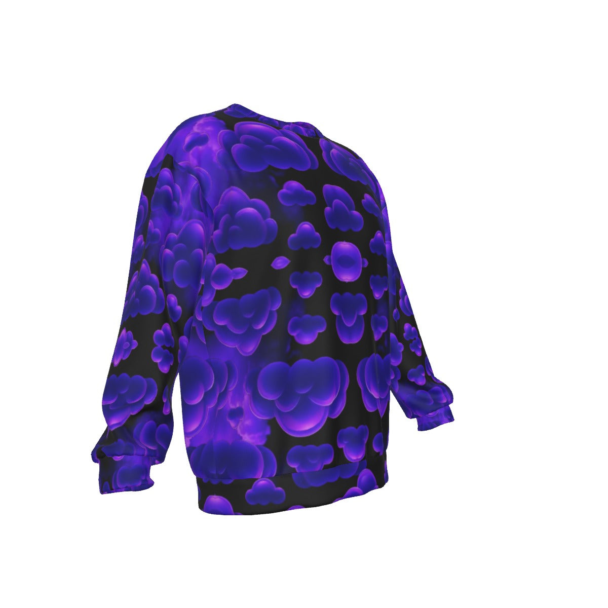 Men's Drop Shoulder Round Neck Long-Sleeved Sweatshirt
