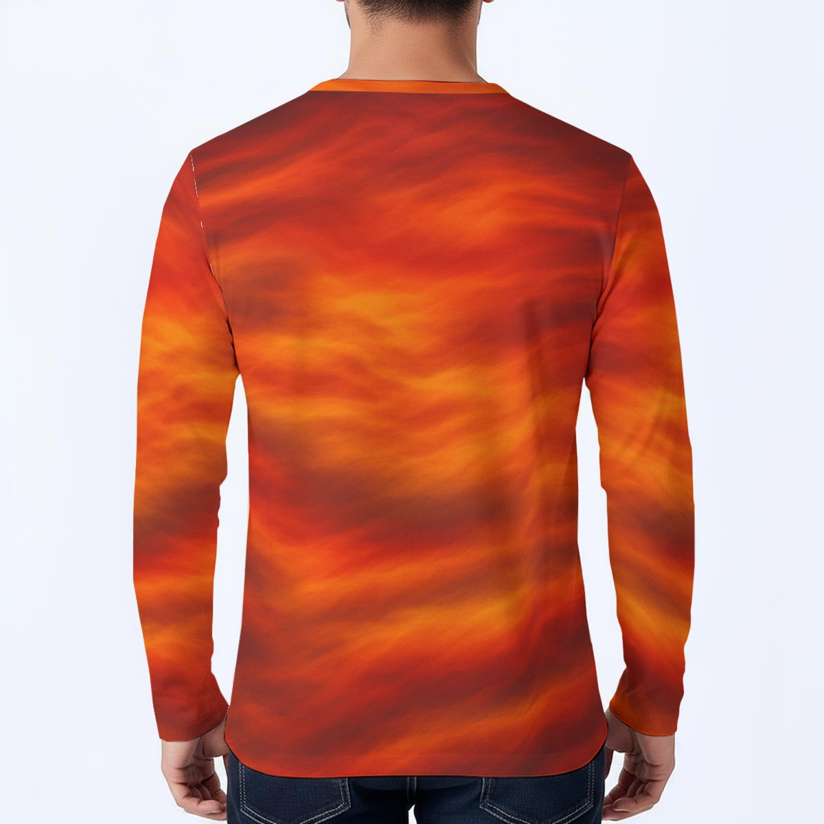 Men's Classic Long-Sleeve Henley Shirt
