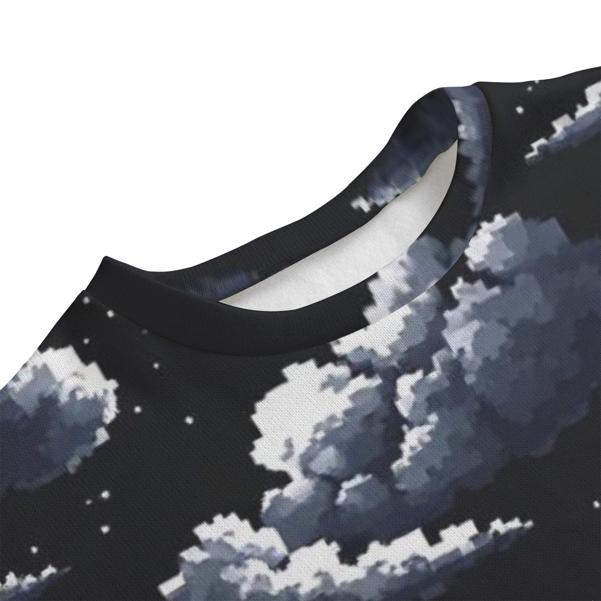 Unisex Drop-shoulder Knitted Fleece Sweater - view 3
