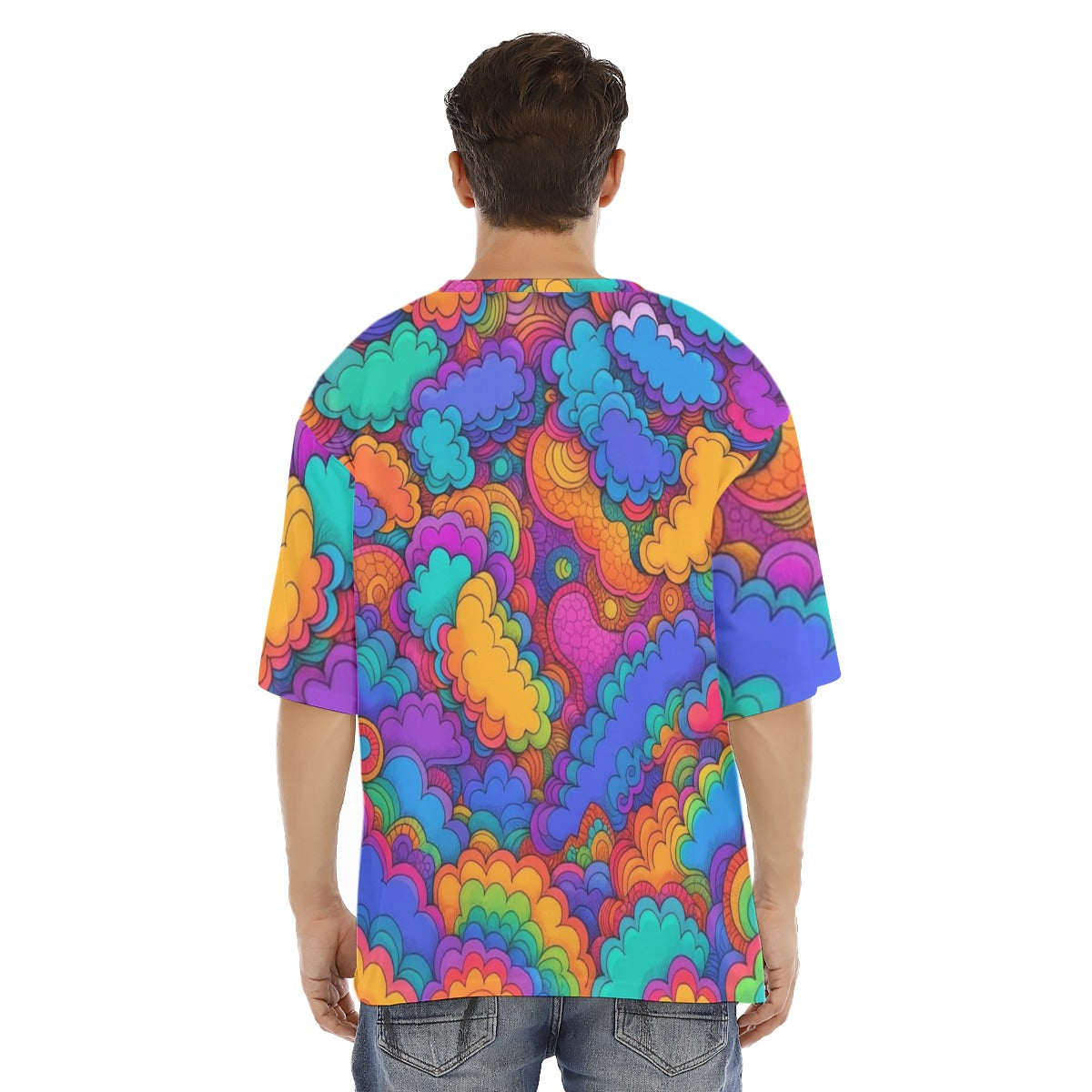 Men's Drop Shoulder T-shirt With Short Sleeve