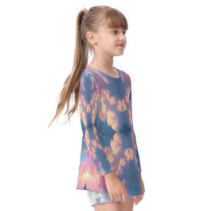 Unisex Kid's Long Sleeve O-neck T-shirt