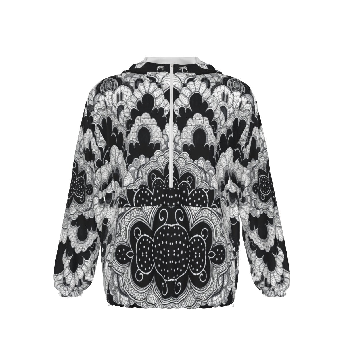 Unisex Pullover Jacket With Zipper Closure