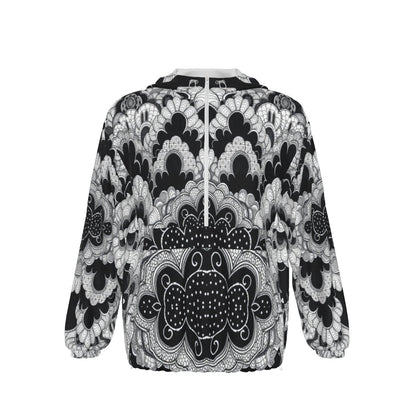 Unisex Pullover Jacket With Zipper Closure