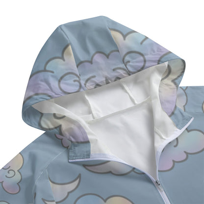 Unisex Windbreaker Long Jacket