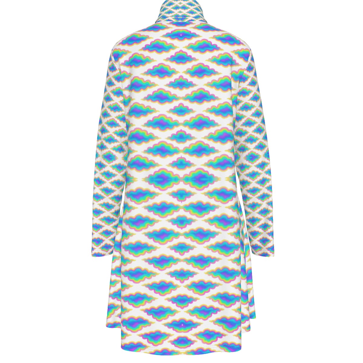 Women's High Neck Dress With Long Sleeve