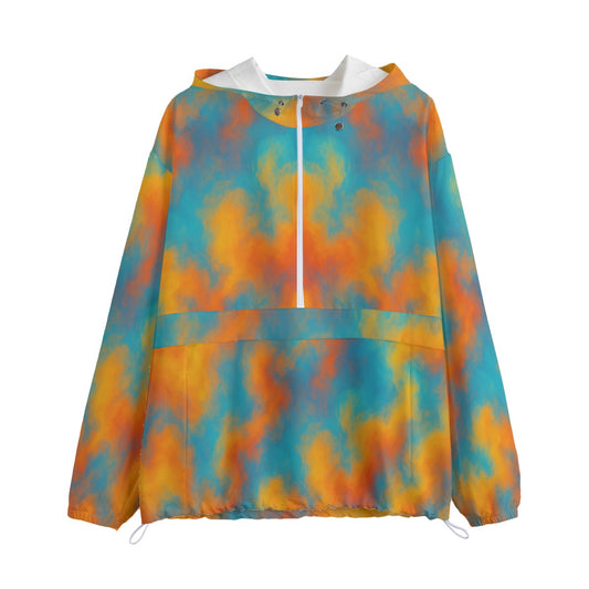 Unisex Pullover Jacket With Zipper Closure