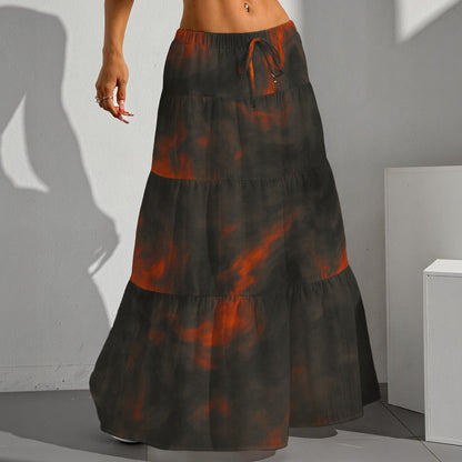Women's Pleated Long Skirt