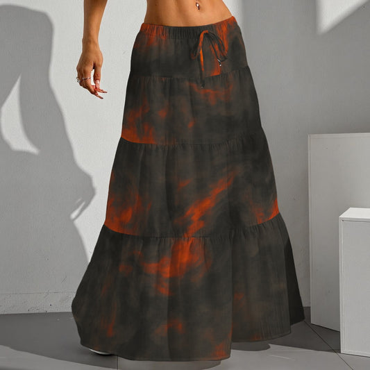 Women's Pleated Long Skirt