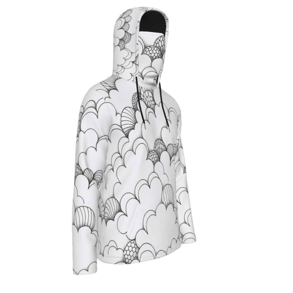 Men's Pullover Hoodie With Mask - view 4