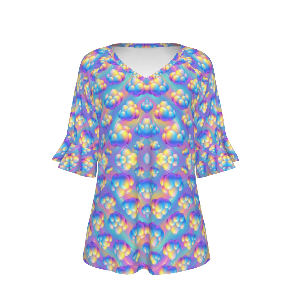 Women's T-shirt With Bell Sleeve