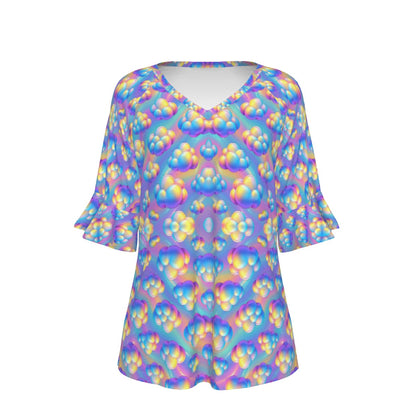 Women's T-shirt With Bell Sleeve