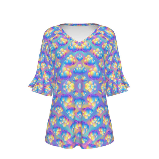 Women's T-shirt With Bell Sleeve