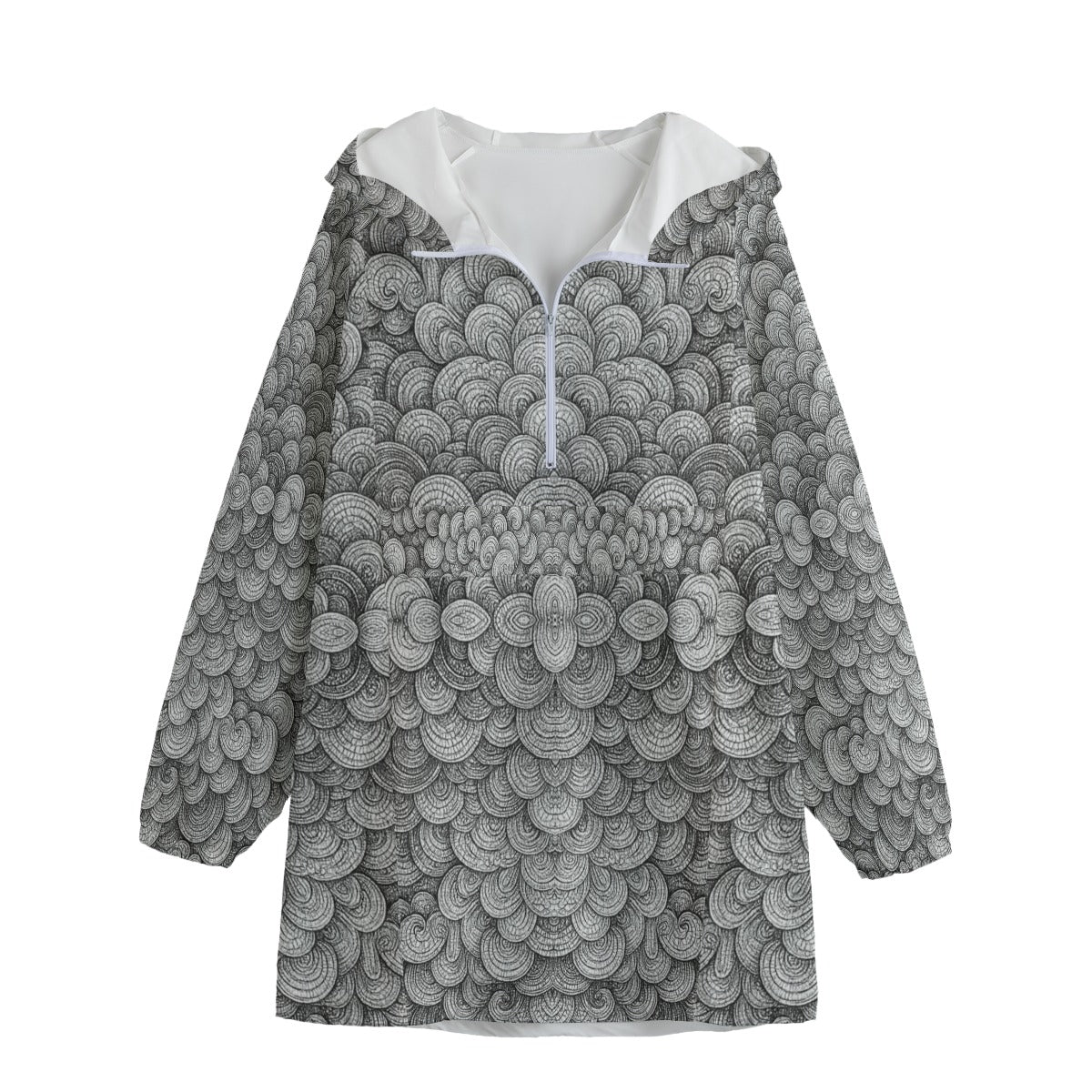 Unisex Windbreaker Long Jacket