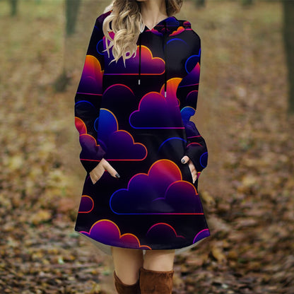 Women's Longline Hoodie Dress