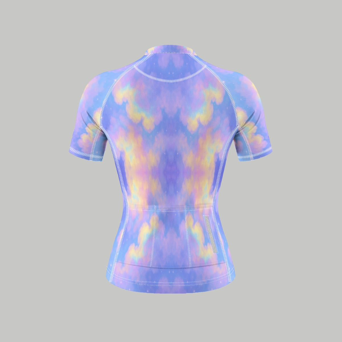 Women's Anti-Slip Raglan Cycling Jersey With Short Sleeve