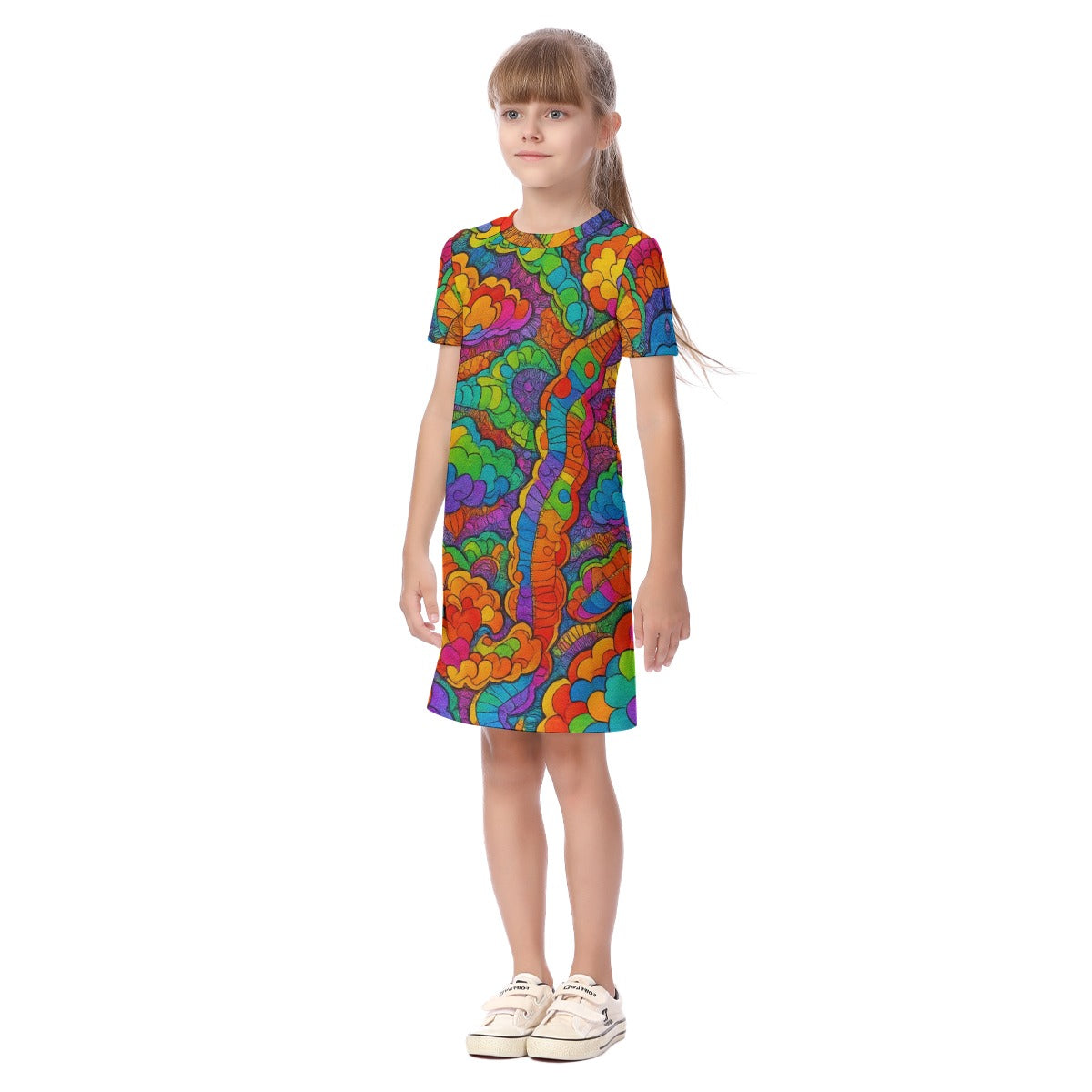 Unisex Kid's Short Sleeve Dress