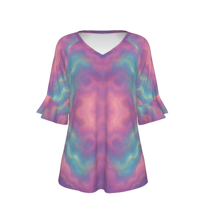 Women's T-shirt With Bell Sleeve