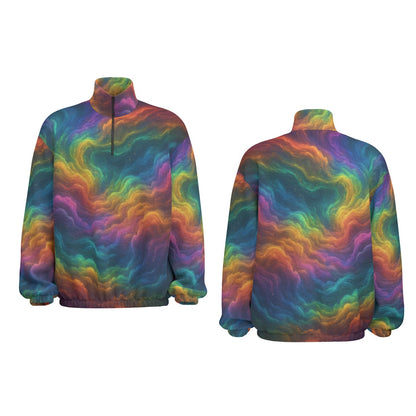 Unisex Turtleneck Zippered Sweatshirt