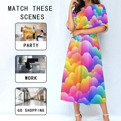 Women's Elastic Waist Dress