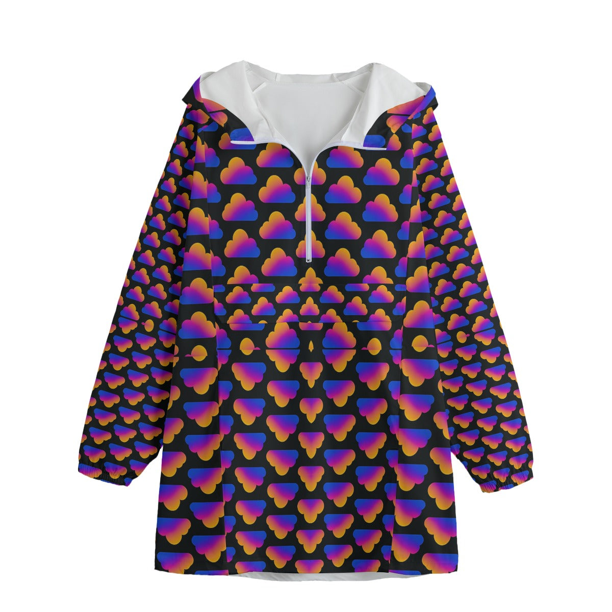 Unisex Windbreaker Long Jacket