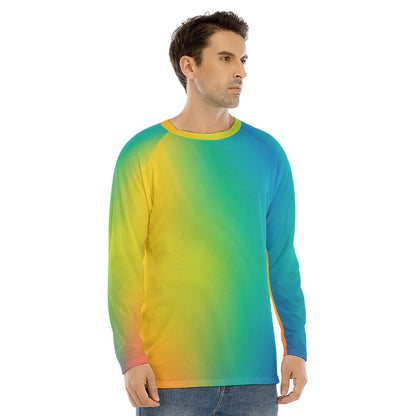 Men's Long Sleeve T-shirt With Raglan Sleeve