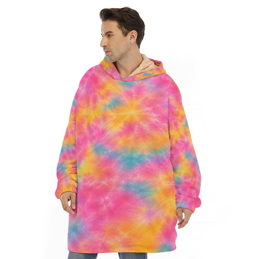 Unisex Sherpa-Fleece Hoodie Blanket - view 1