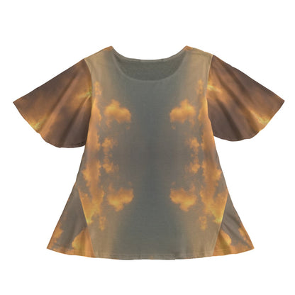 Women's Round Neck T-shirt With Short Sleeve