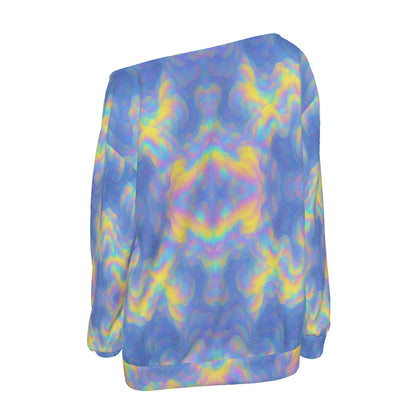 Women's Off-Shoulder Sweatshirt