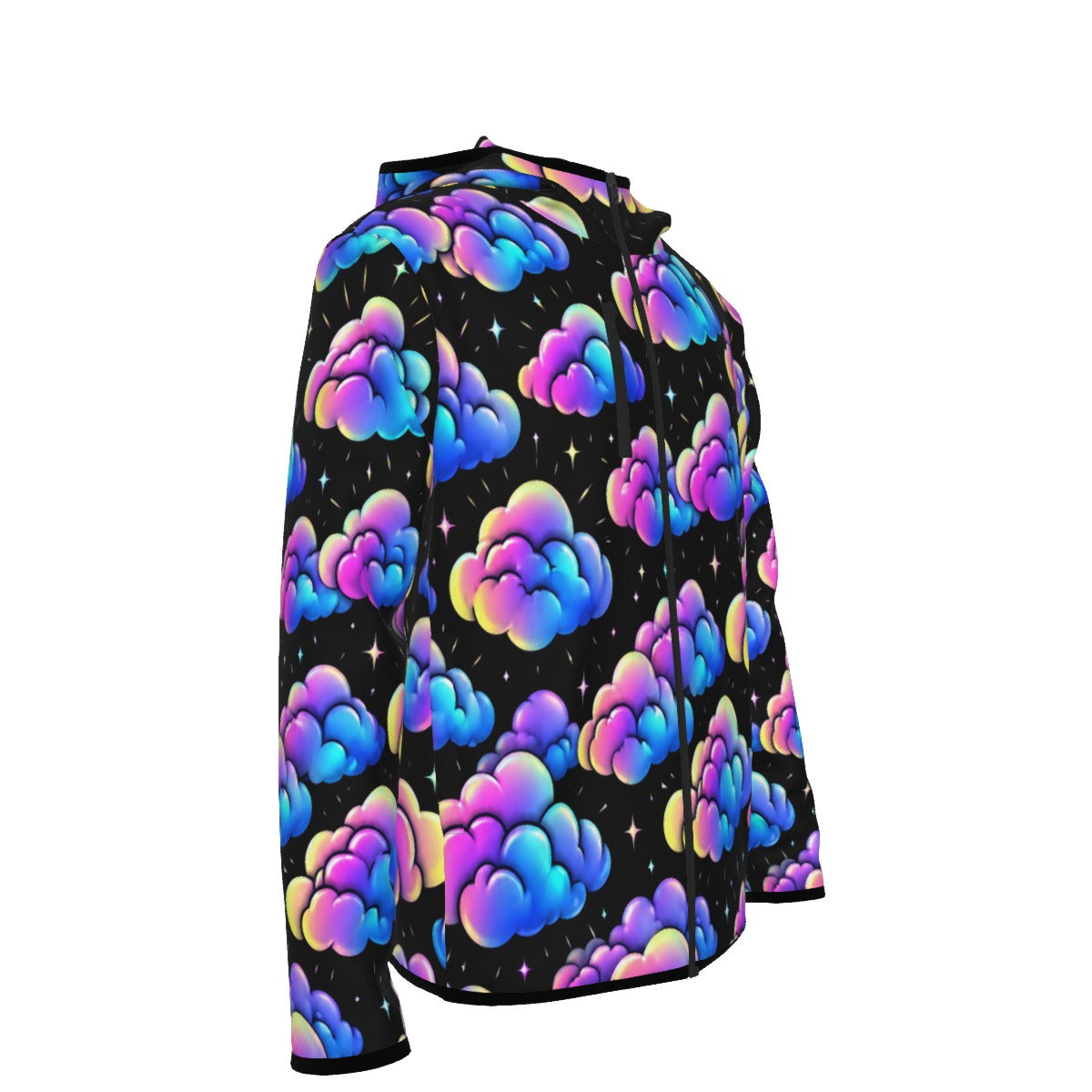 Men's Stylish Hoodie with Thumb Hole Design - view 4