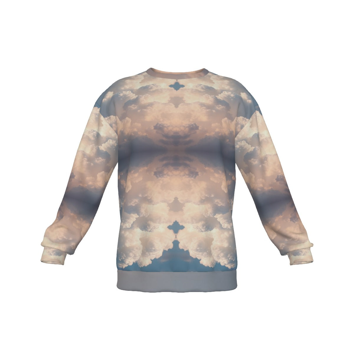 Men's Drop Shoulder Round Neck Long-Sleeved Sweatshirt