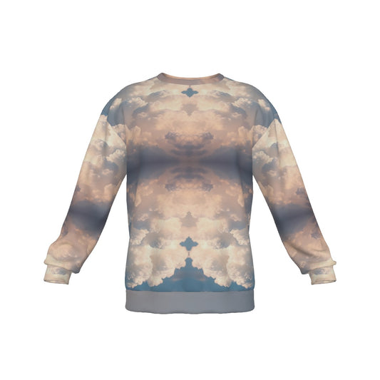 Men's Drop Shoulder Round Neck Long-Sleeved Sweatshirt