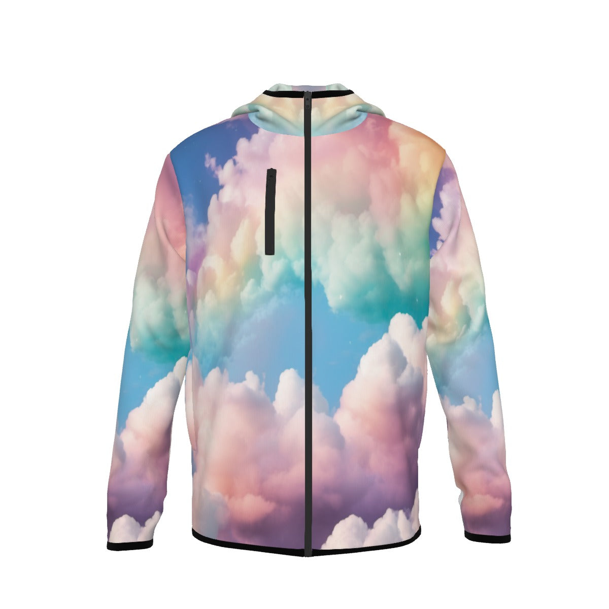 Men's Stylish Hoodie with Thumb Hole Design - view 1